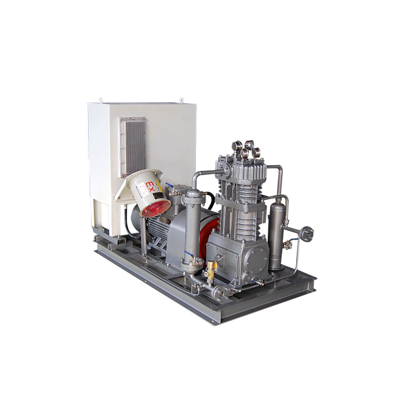 What is the main working principle of methyl chloride compressor?